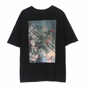 fear of god essentials floral print t shirt
